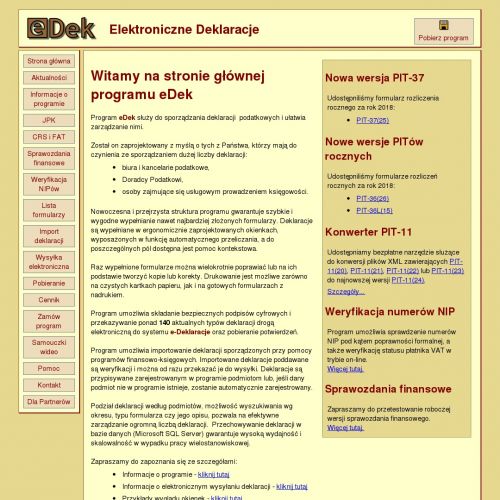 Program do wysyłanie deklaracji podatkowych pracowników