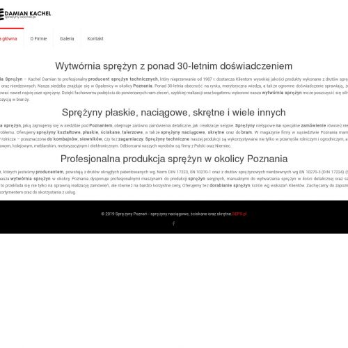 Sprężyny naciągowe producent