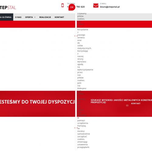 Schody nierdzewne wewnętrzne w Wrocławiu