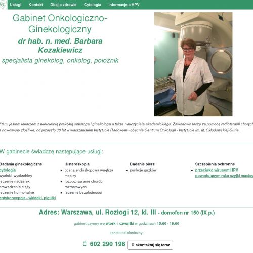 Cytologia w Warszawie