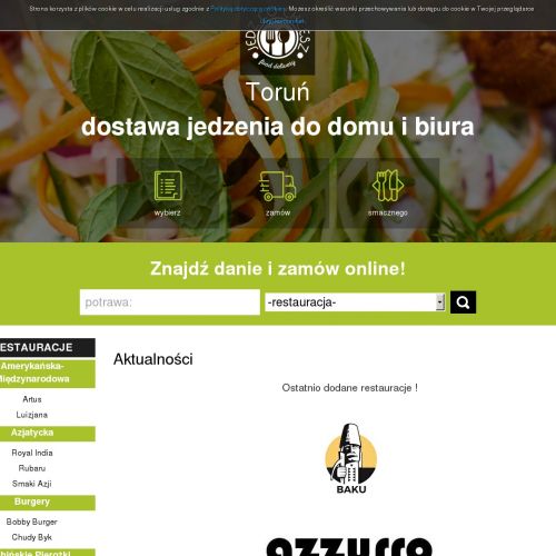 Toruń - pizza z dowozem