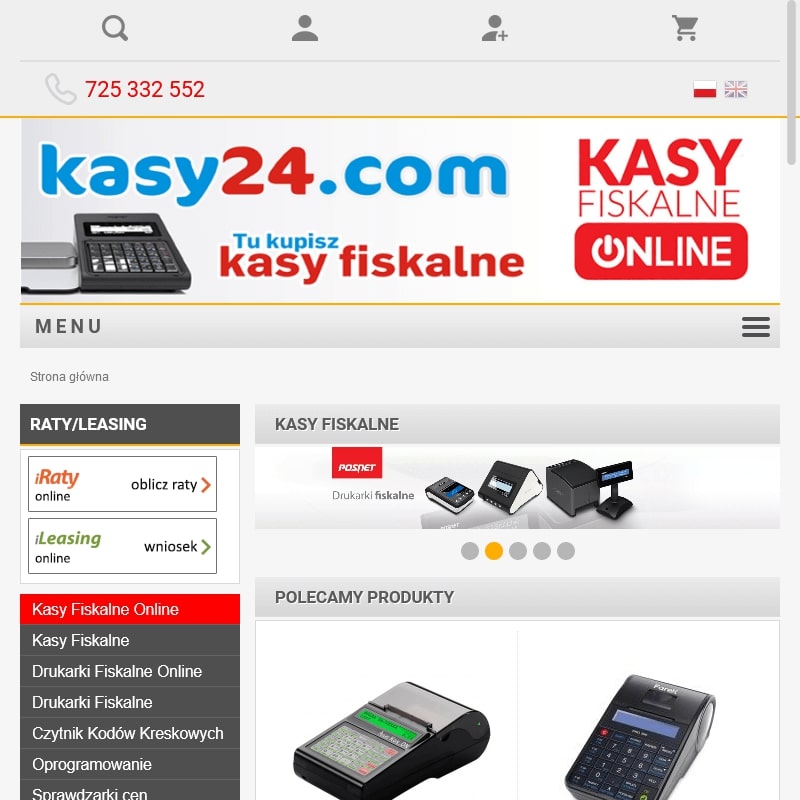 Kartuzy - kasy fiskalne z ekranem dotykowym