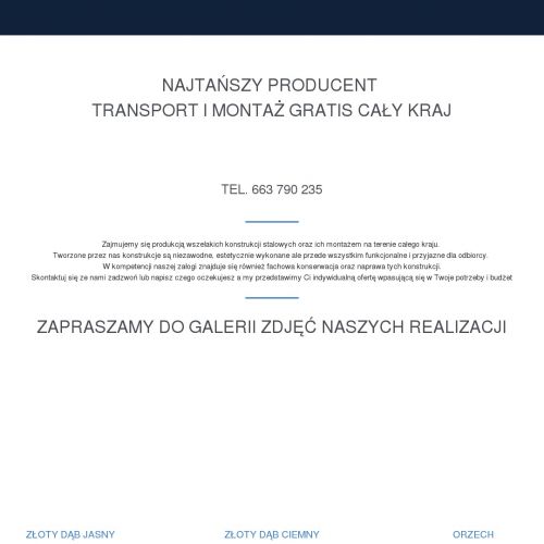 Garaż blaszany dwustanowiskowy