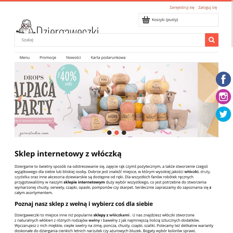 Włóczka drops alpaca