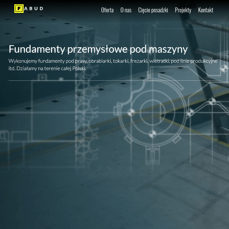 Fundamenty pod obrabiarki w Wrocławiu