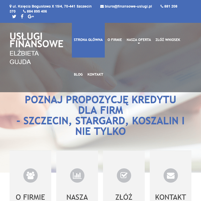 Kredyt dla firm w Szczecinie