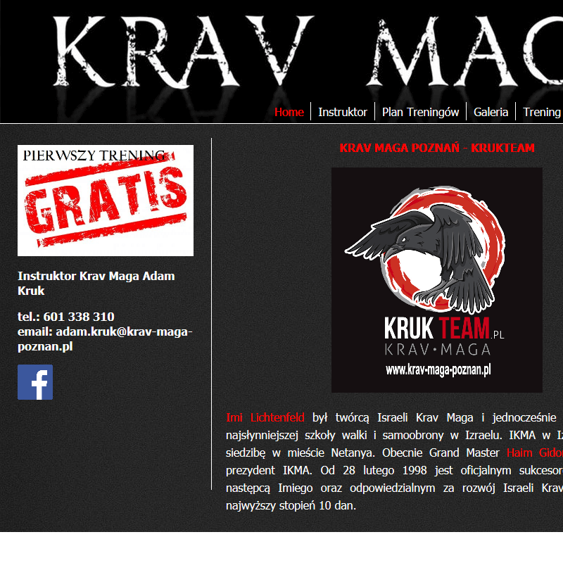 Trening indywidualny krav maga Poznań