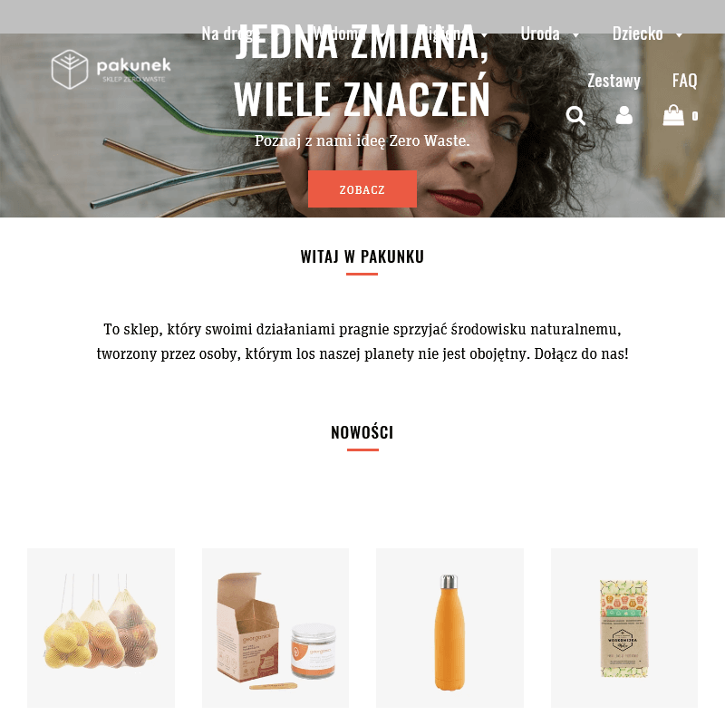 Ekologiczne produkty zero waste