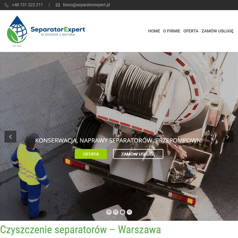 Czyszczenie separatorów w Łodzi