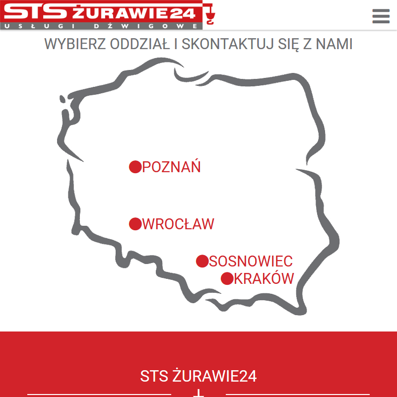 Zabrze - żurawie samochodowe