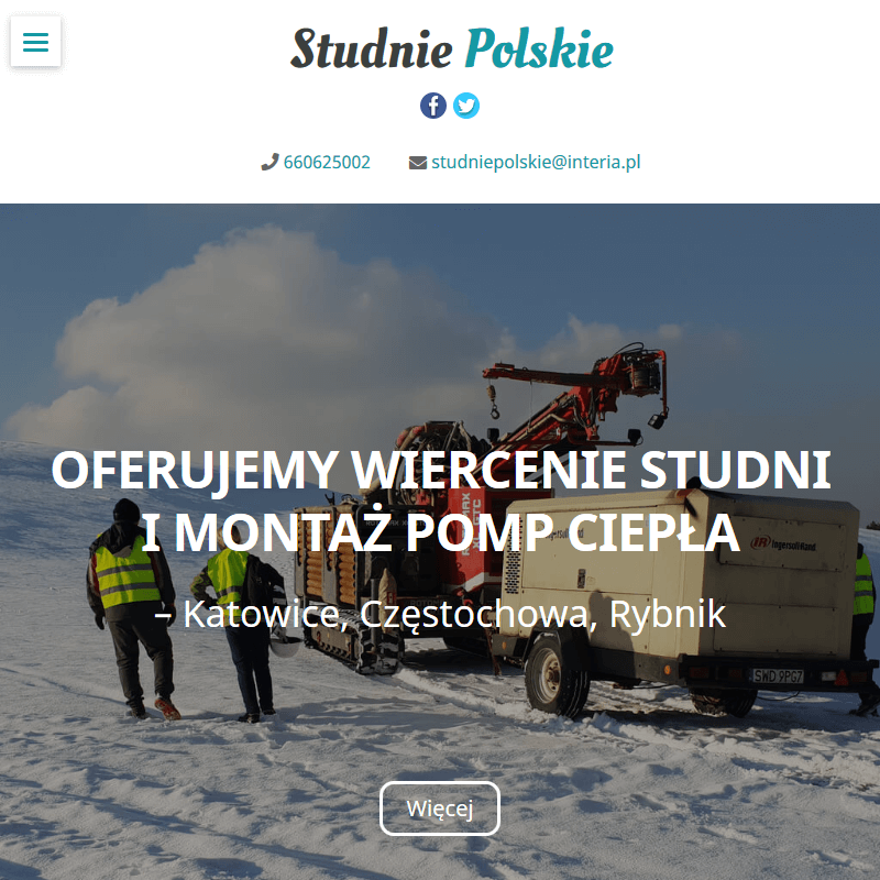 Gliwice - odwierty pod pompy ciepła